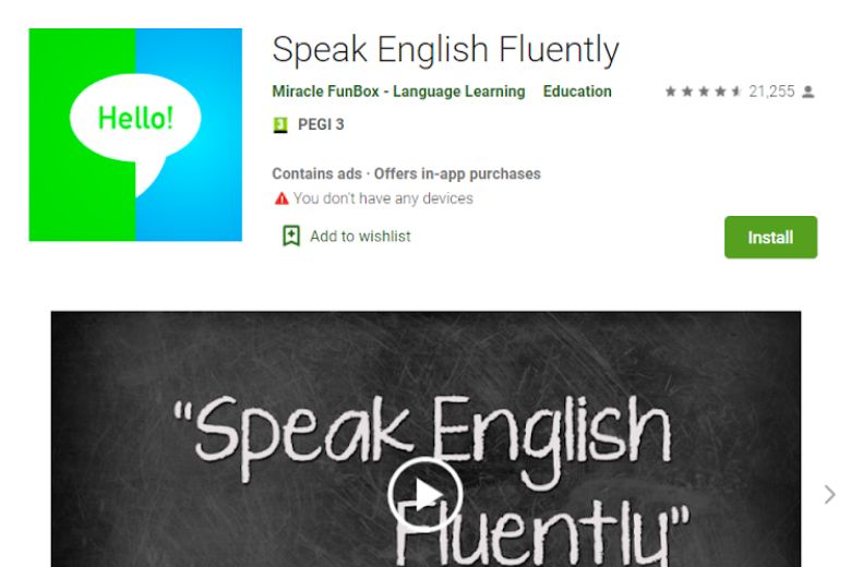App Luyện Speaking IELTS - Speak English Fluently