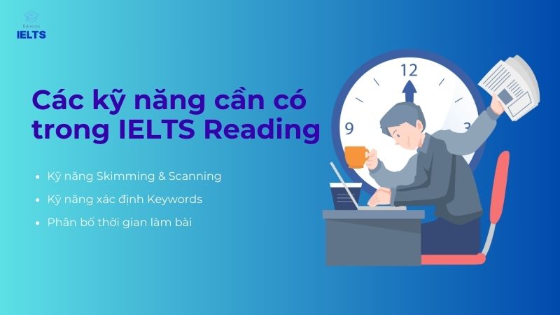 Các kỹ năng cần có trong IELTS Reading