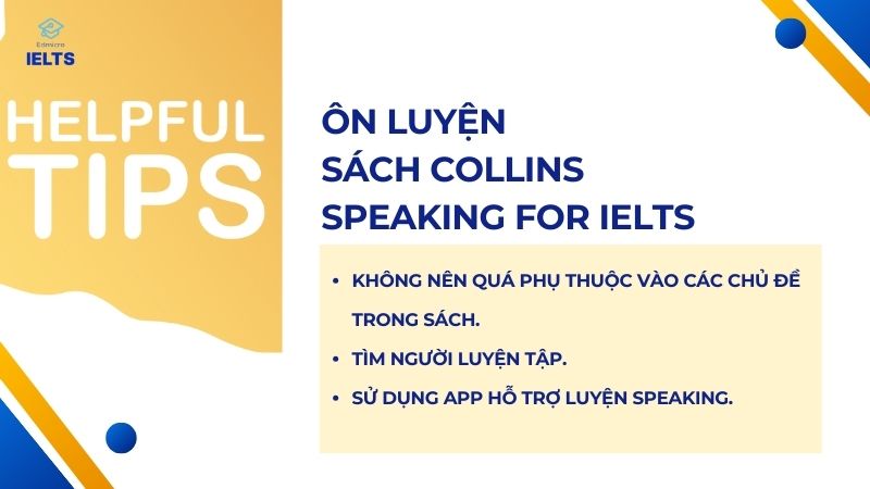 Tips ôn luyện sách Collins Speaking For IELTS