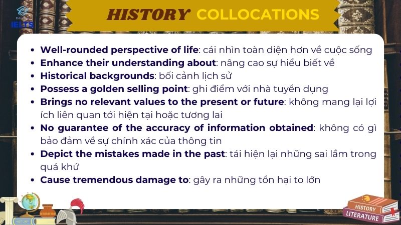 Collocations chủ đề History (tiếp)