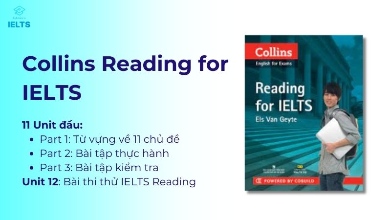 Sách Collins Reading for IELTS phù hợp cho trình độ cơ bản