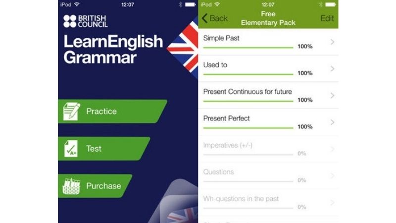 App LearnEnglish Grammar - British Council