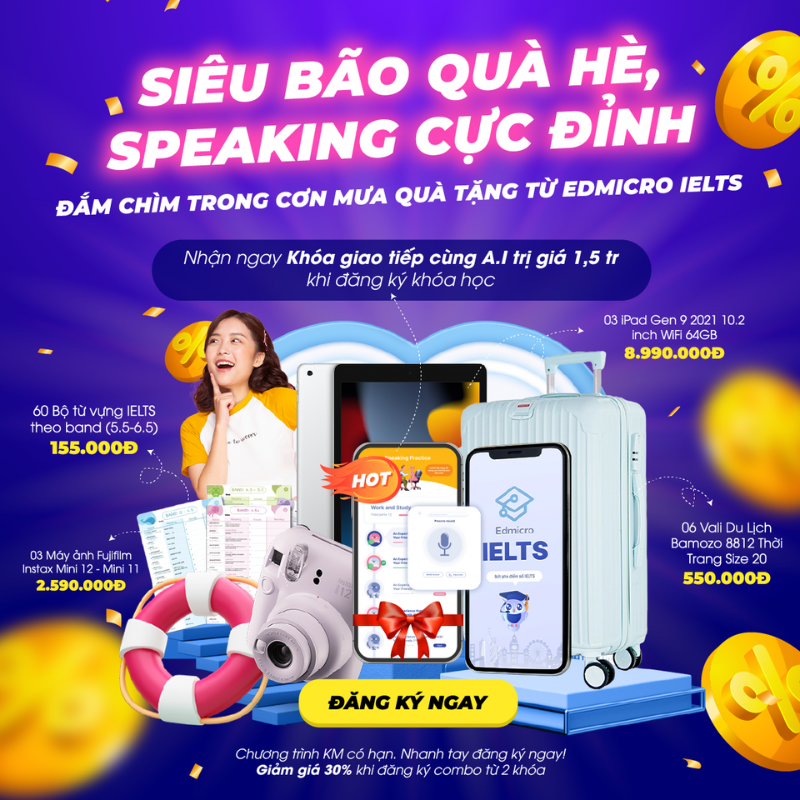 Chương trình "Siêu bão quà hè - Speaking cực đỉnh"