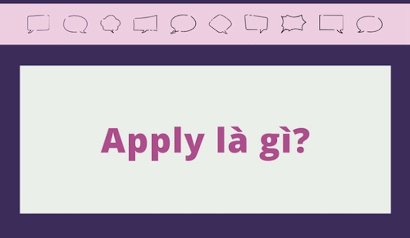 Định nghĩa apply