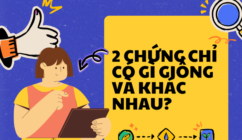 Hai chứng chỉ này có gì giống và khác nhau?