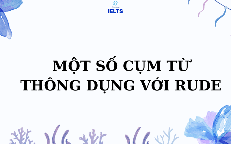 Một số cụm từ thông dụng với rude