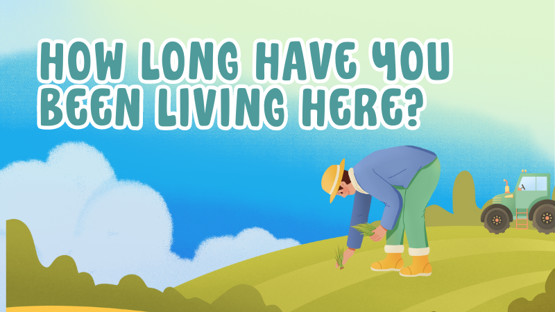 How long have you been living here?