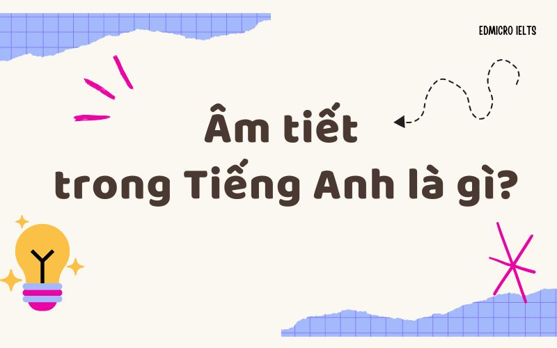 Âm tiết trong Tiếng Anh là gì? 