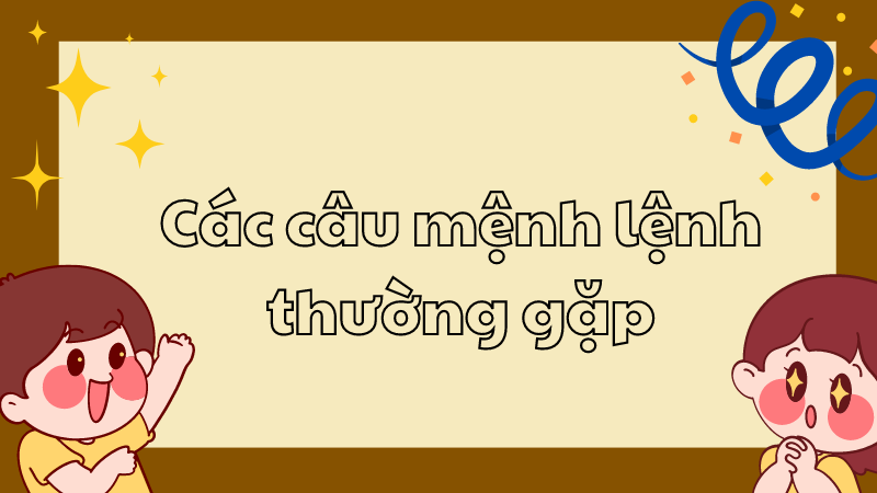 Các câu ML thường gặp