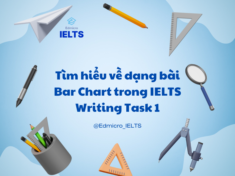 Tìm hiểu về dạng bài Bar Chart trong IELTS Writing Task 1