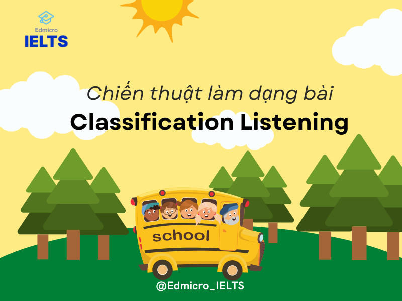 Chiến thuật làm dạng bài classification listening 