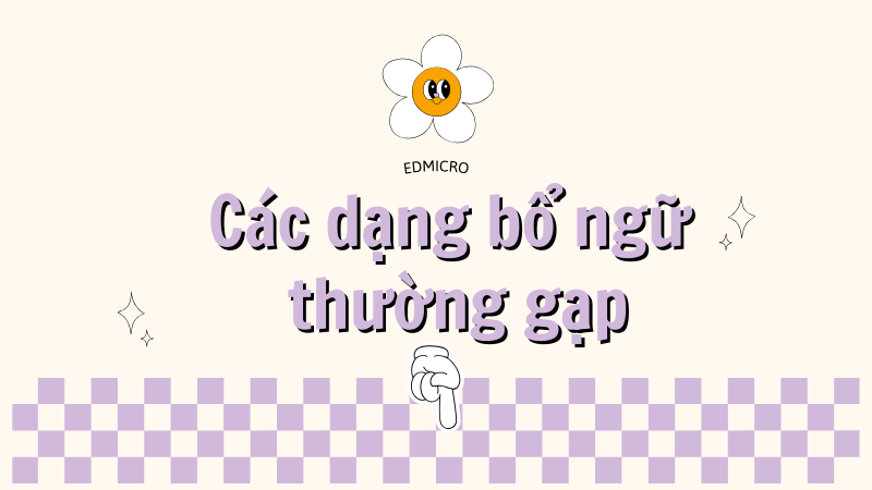 Các dạng bổ ngữ thường gặp