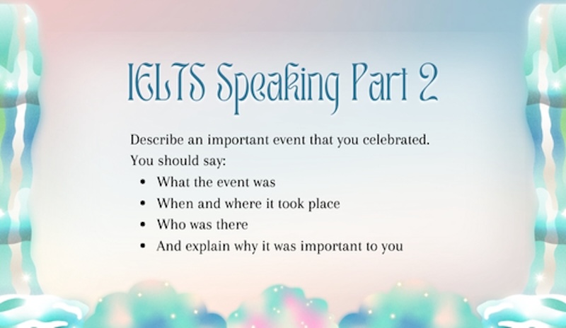 Bộ đề IELTS Speaking Part 2