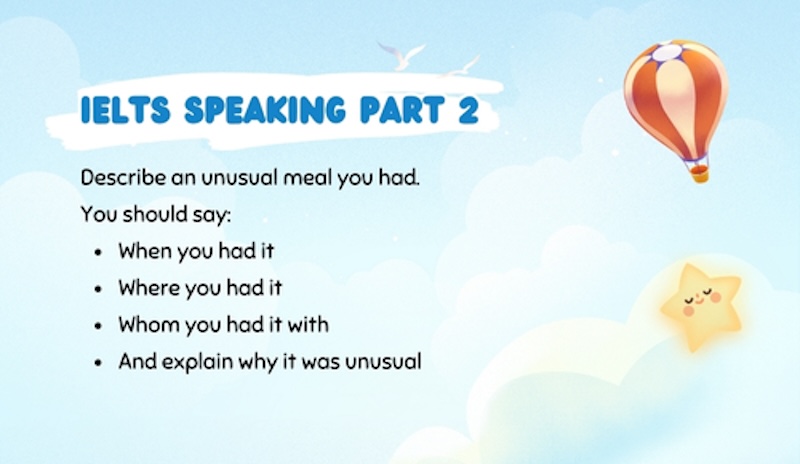 Bộ đề IELTS Speaking Part 2