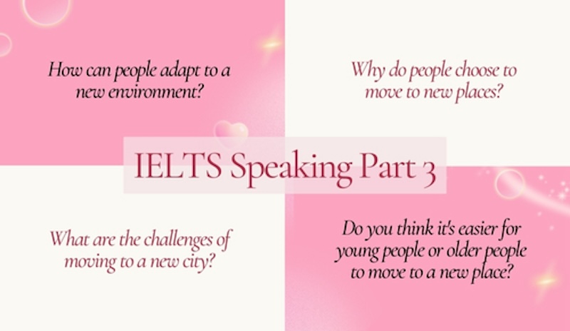 Bộ đề IELTS Speaking Part 3