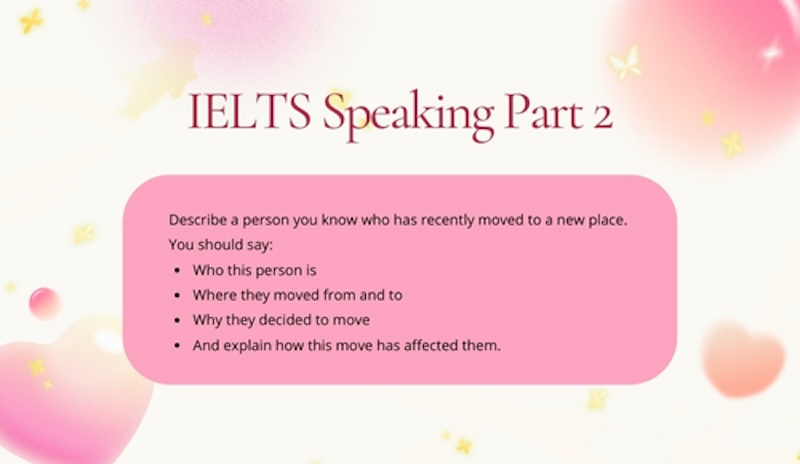 Bộ đề IELTS Speaking Part 2