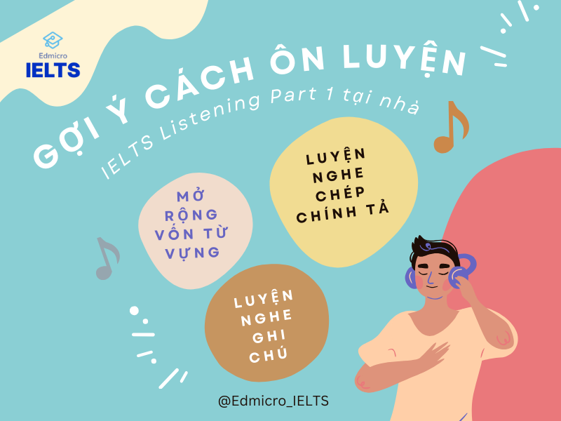 Gợi ý cách ôn luyện IELTS Listening Part 1 tại nhà