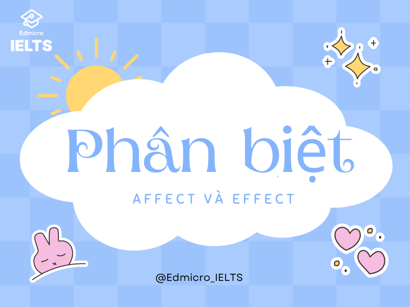 Phân biệt Affect và Effect