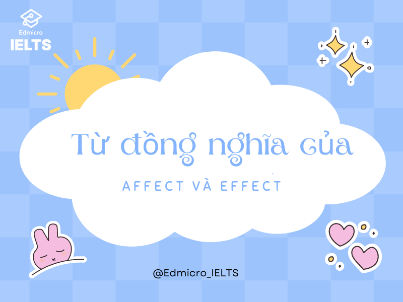 Từ đồng nghĩa của Affect và Effect