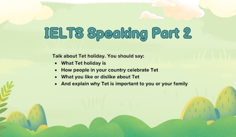 IELTS Speaking Part 2