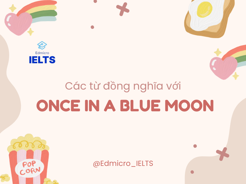 Các từ đồng nghĩa với cụm từ Once in a blue moon