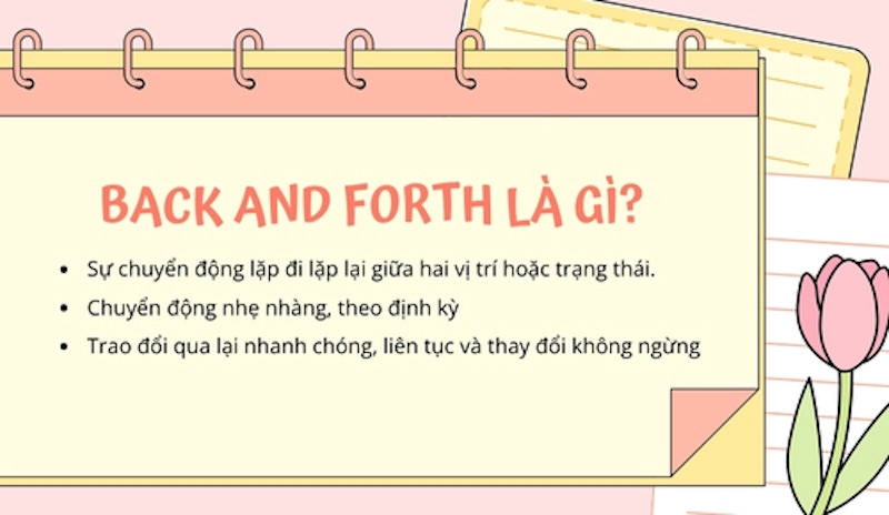 Định nghĩa back and forth