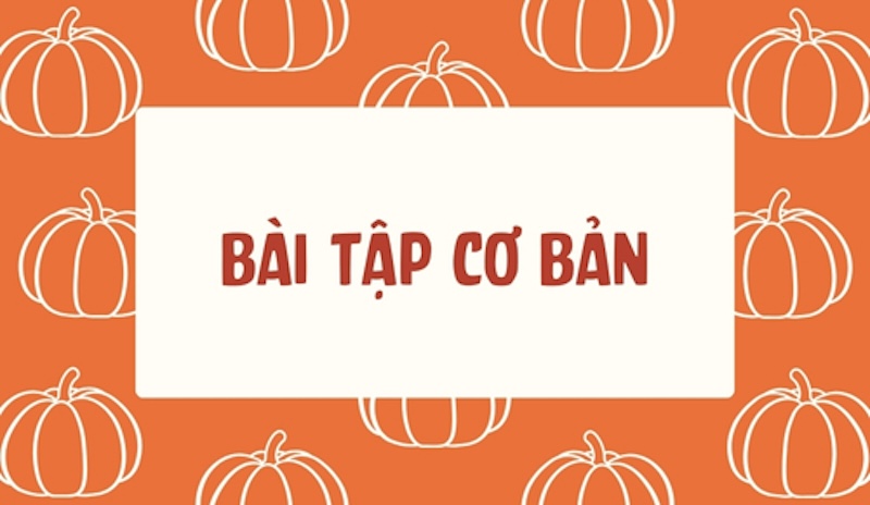 Bài tập trọng âm cơ bản