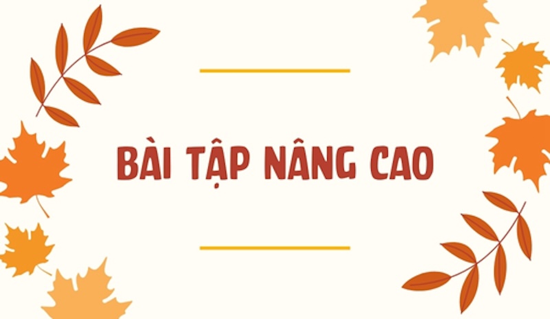 Bài tập trọng âm nâng cao