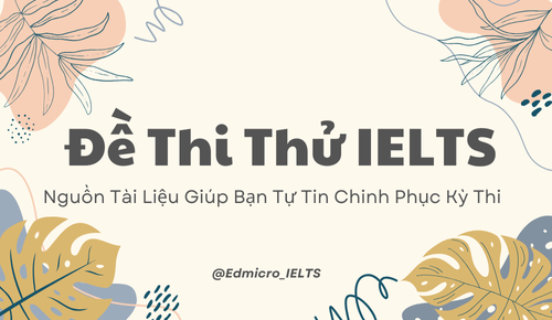 Đề thi thử IELTS