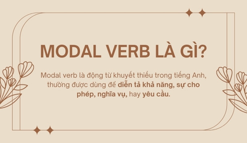 Định nghĩa modal verb