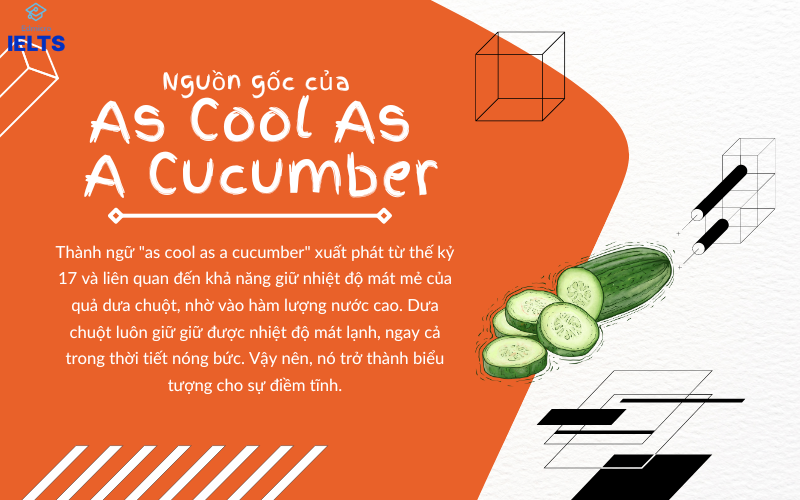 Nguồn gốc của as cool as a cucumber