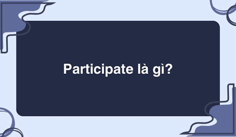 Định nghĩa participate