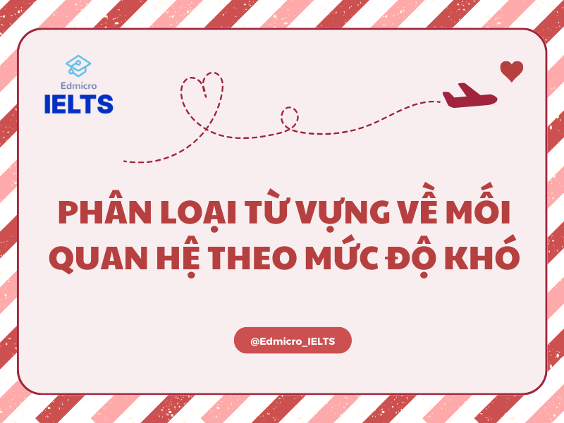 Phân loại từ vựng về mối quan hệ theo mức độ khó