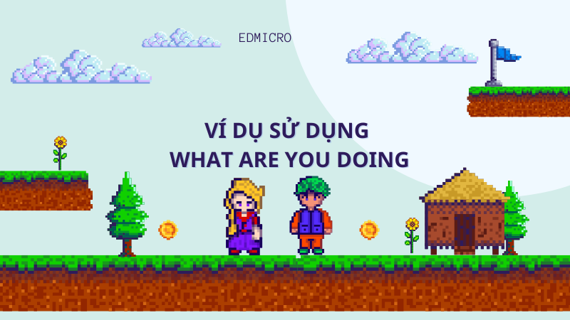 Ví dụ sử dụng What are you doing