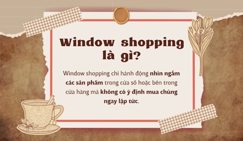 Định nghĩa window shopping