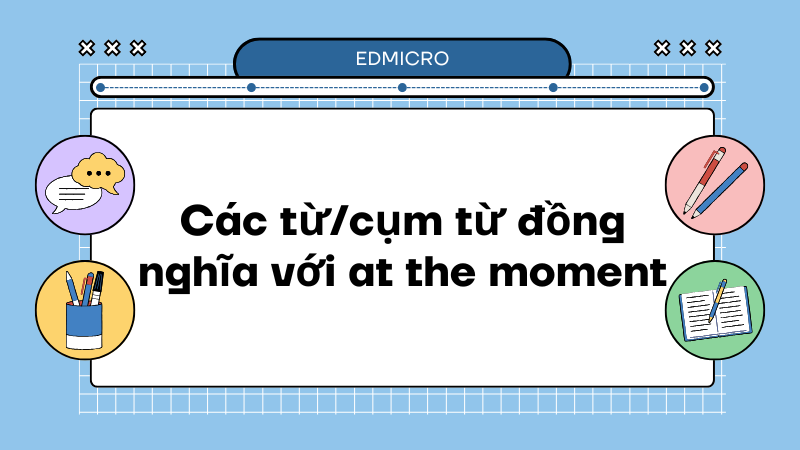 Các từ/cụm từ đồng nghĩa v