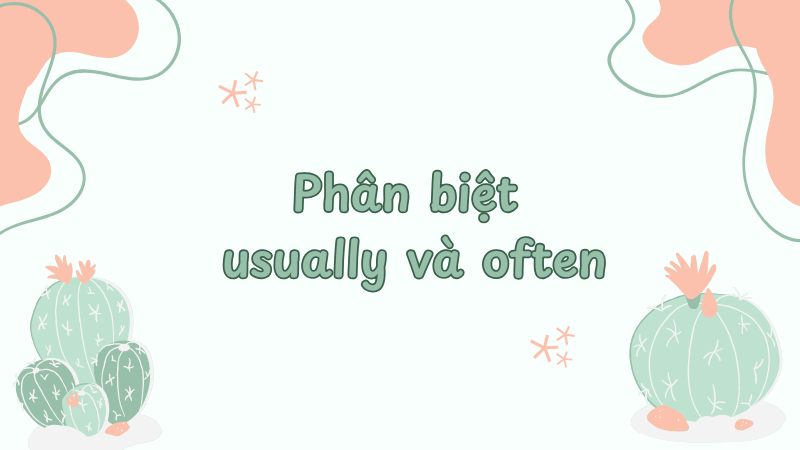 Phân biệt usually và often