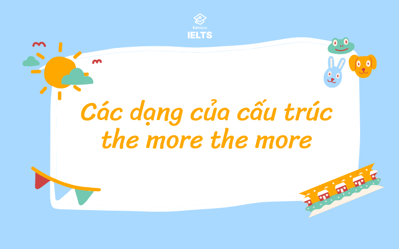 Các dạng của cấu trúc the more the more