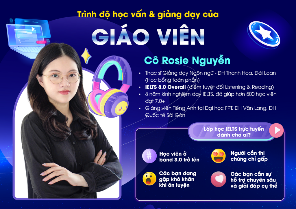 Trình độ học vấn & giảng dạy của giáo viên