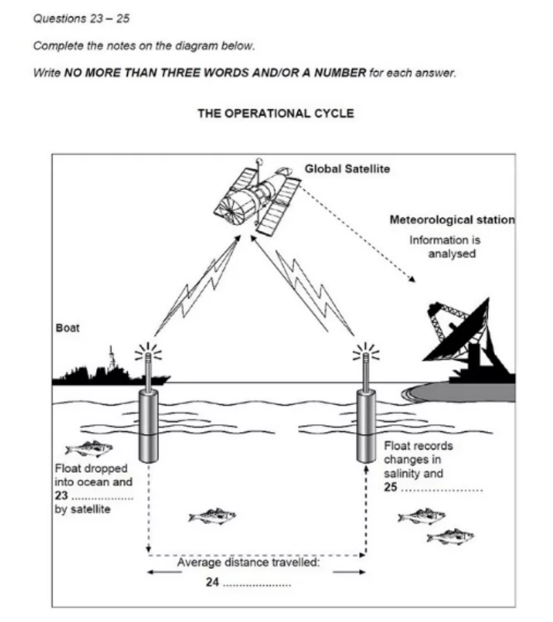 Ví dụ về dạng bài Labelling a diagram trong IELTS Listening