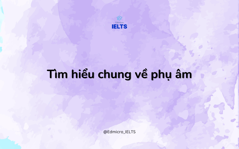 Tìm hiểu chung về phụ âm