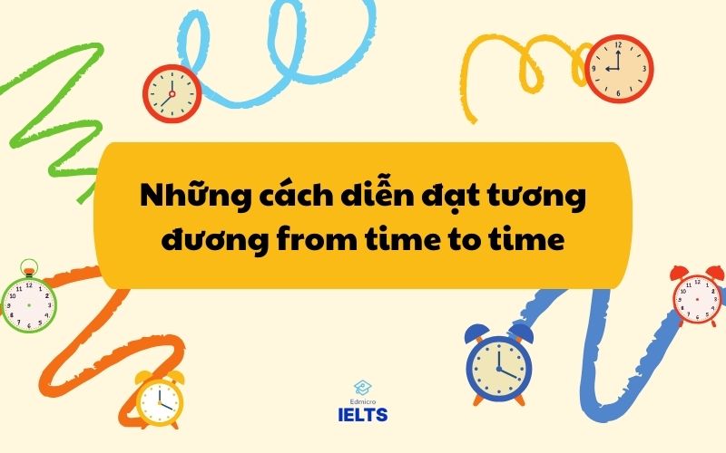 Những cách diễn đạt tương đương from time to time