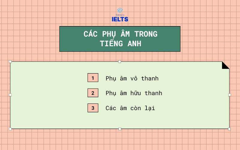 Các phụ âm trong tiếng Anh